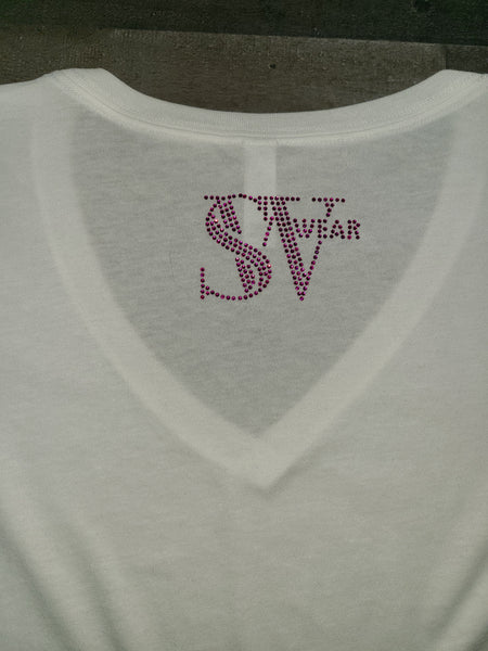 GHMH Custom Order (White Bling Tee)